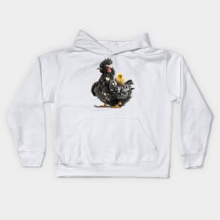 Piggy Back - Chick Kids Hoodie